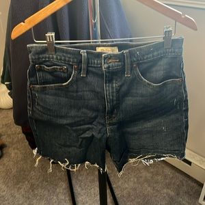 Madewell High Rise Denim Shorts